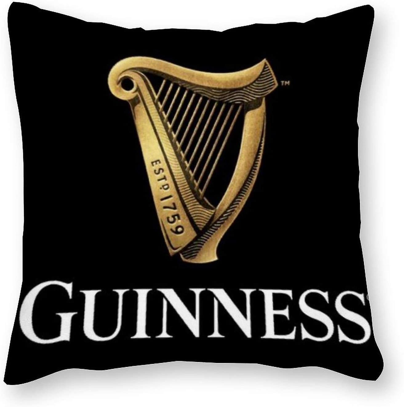 Kerota Guinness Cushion Pillow - Pop Art - Canvas Pillowcase Single - Without Filling pad - 45x45cm (Cover only)