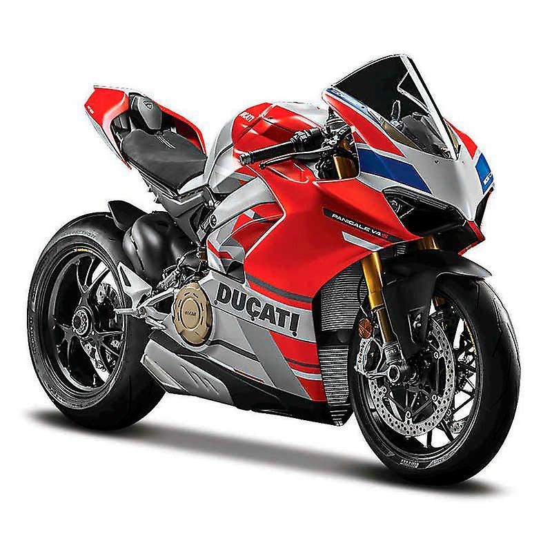 Maisto Ducati Panigale V4 S Corse Diecast Model 1:18 Red/White 11cm / 4.3in long