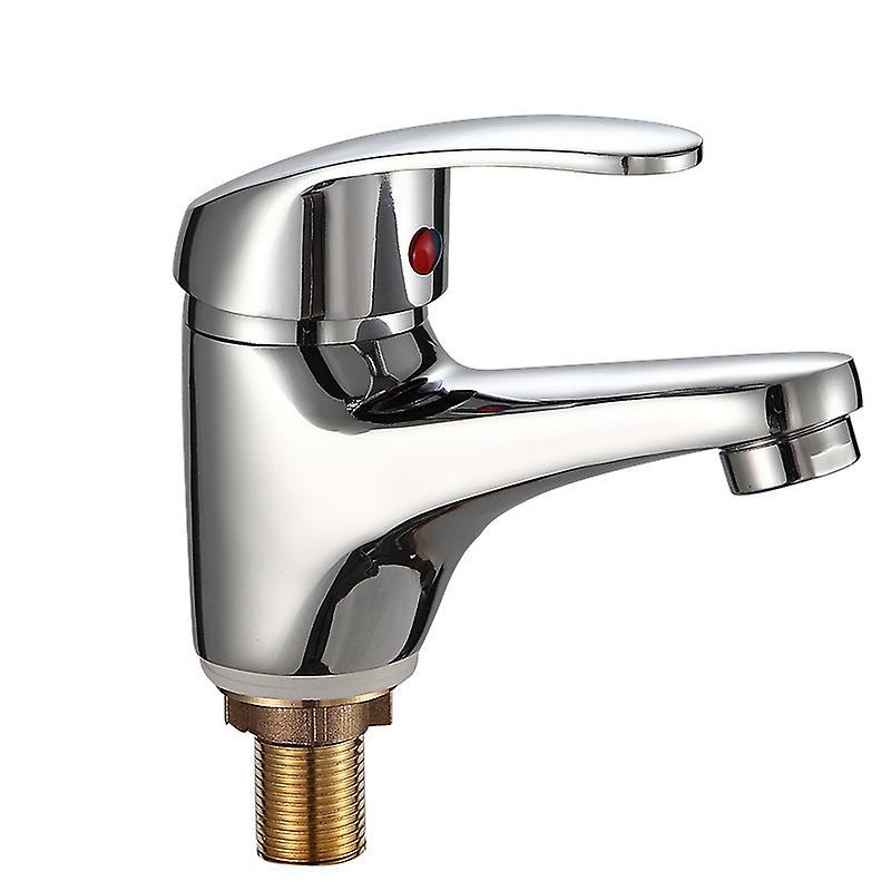 El Contente Cold Water Tap Single Hole Bathroom Faucet Single Lever Hand Wash Basin Mixer