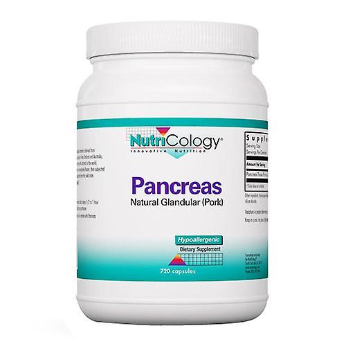 Nutricology/ Allergy Research Group Natural Glandular, Pancreas Pork 720 veggie caps (Pack of 1)