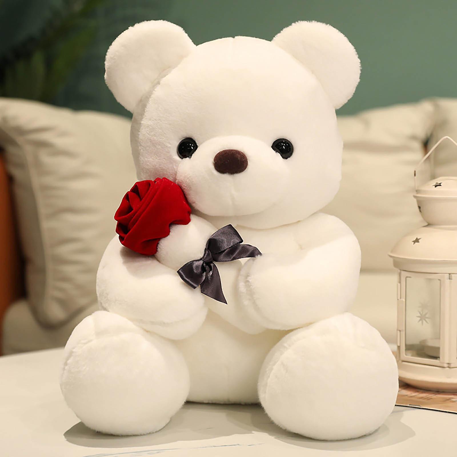 Baodan Valentine's Day Gift Plush Toy Rose Bear Large Cuddly Doll