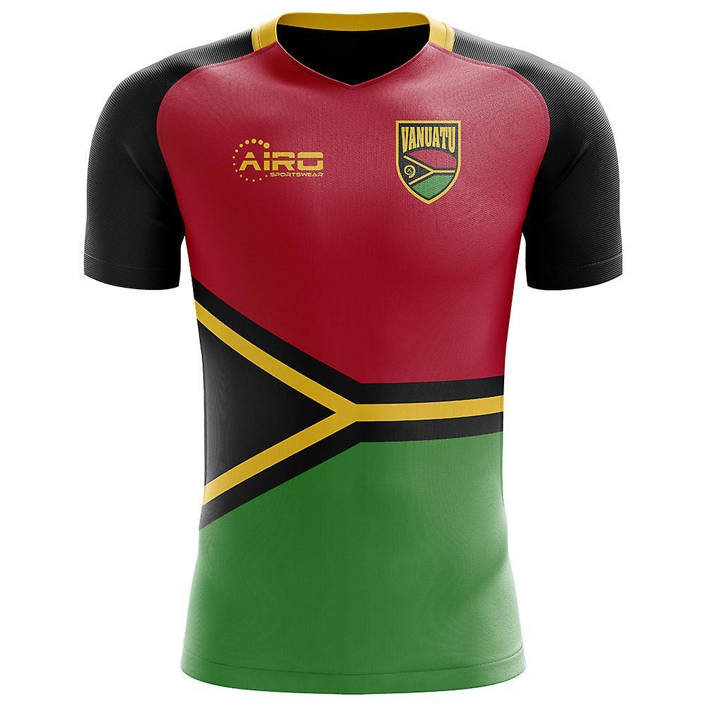 Airo Sportswear 2024-2025 Vanuatu Home Concept Football Shirt Red M