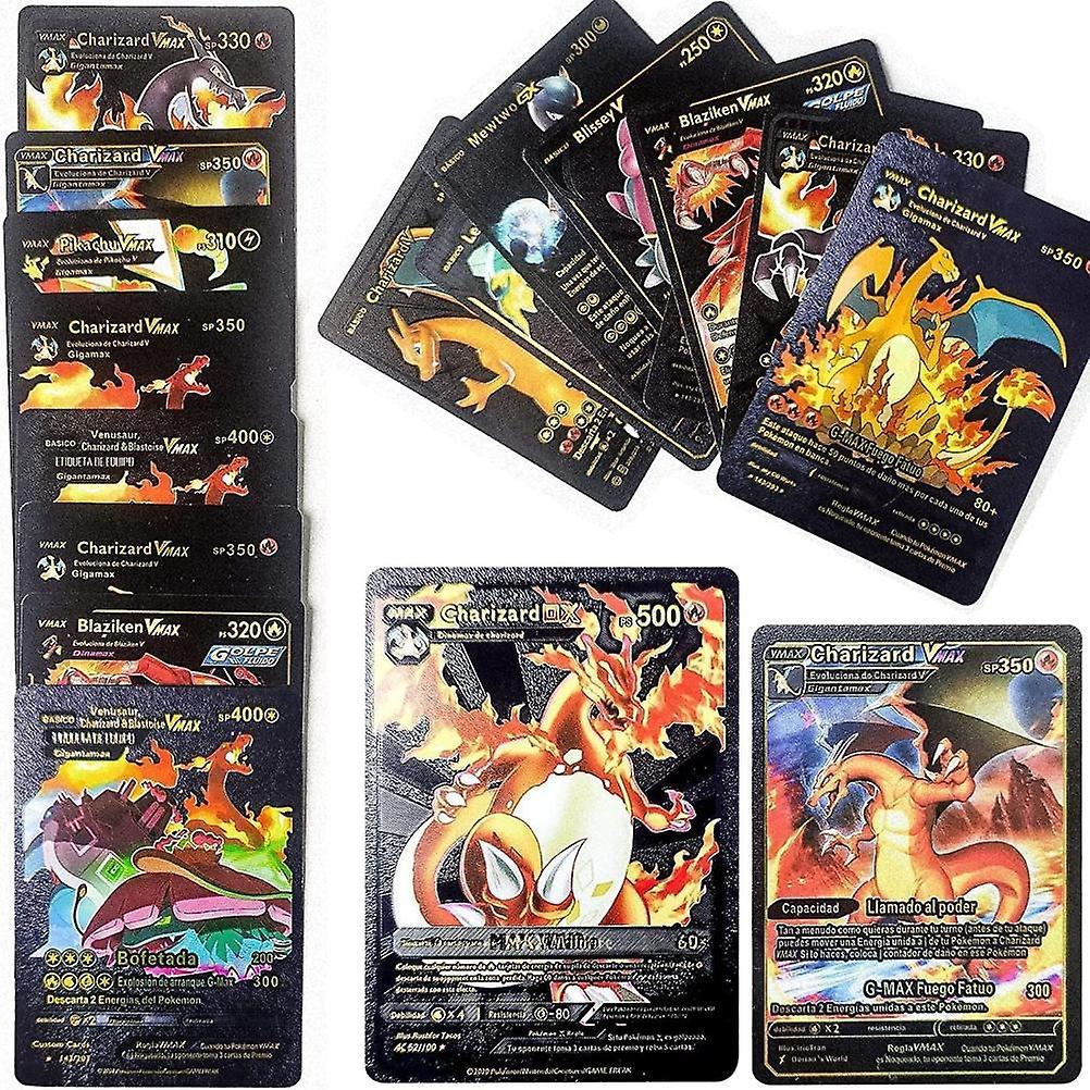 Kids Trading Cards Set - Cartoon Game Cards with Gold Foil - Collectible Anime Cards for Board Games - Perfect Gifts for Kids