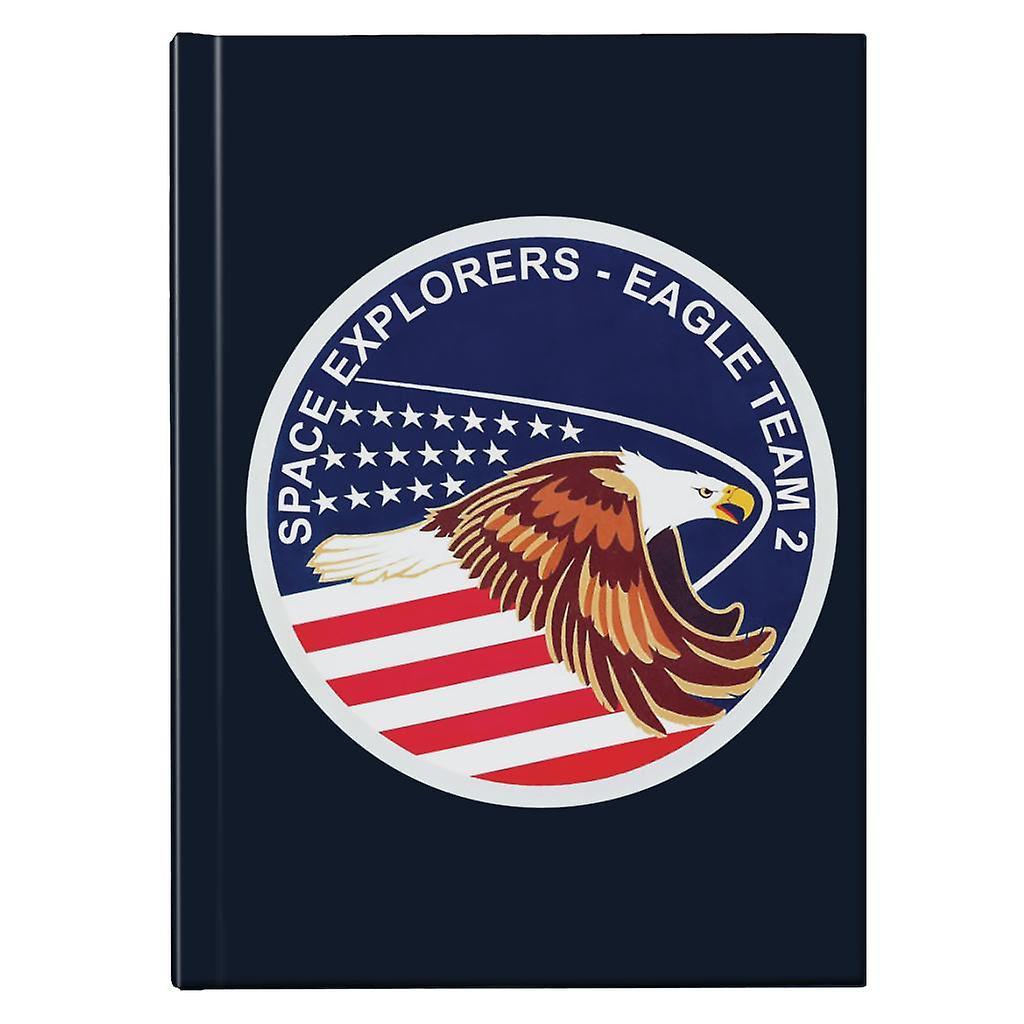 NASA STS 51I Space Shuttle Discovery Mission Patch Hardback Journal Navy Blue 13 x 18.5 cm