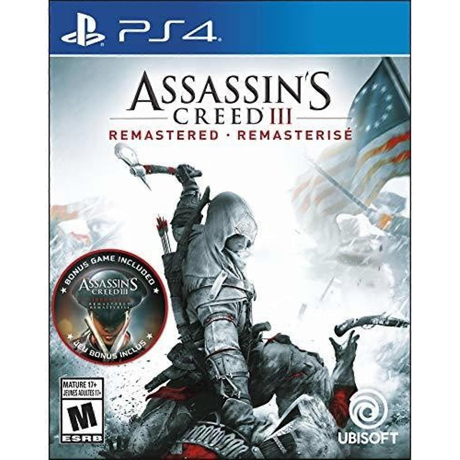 sony playstation Assassin's Creed III: Remastered for PlayStation 4  [VIDEOGAMES] PS 4 USA import