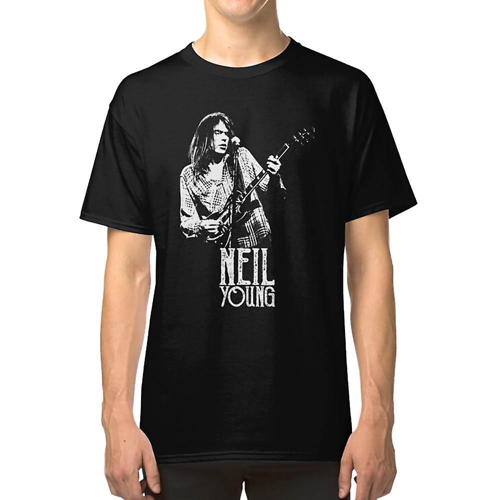 RockShark Young Neil - The White Stencil T-shirt black XXXL