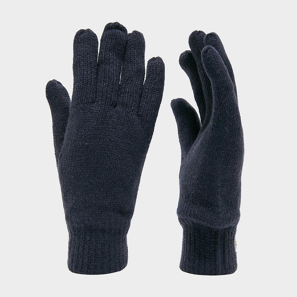 Peter Storm Unisex Double Layer Thinsulate Fleece Gloves, Winter Accessories Blue XS