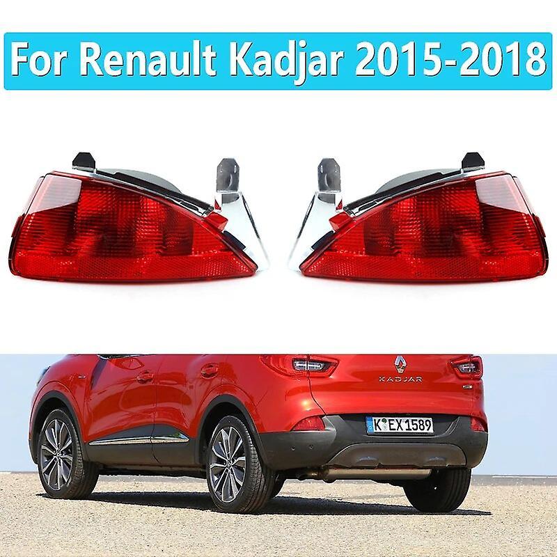 Jelivey For Renault Kadjar 2015 2016 2017 2018 Car Rear Bumper Fog Light Tail Brake Light Stop Warning Lamp Left