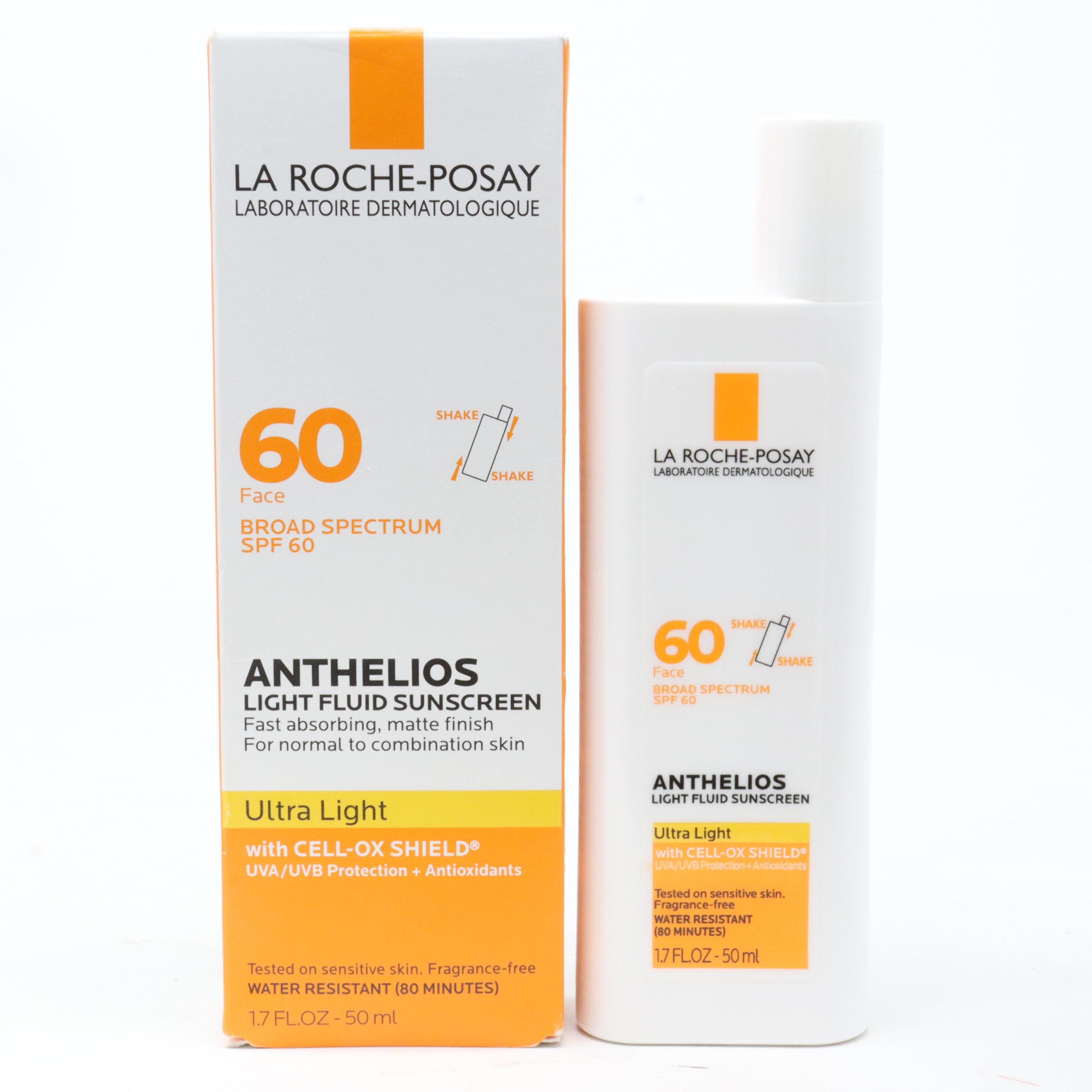 La Roche Posay La Roche-Posay Anthelios Ultra-Light Fluid Face Sunscreen Spf 60 1.7oz  New 1.7 oz