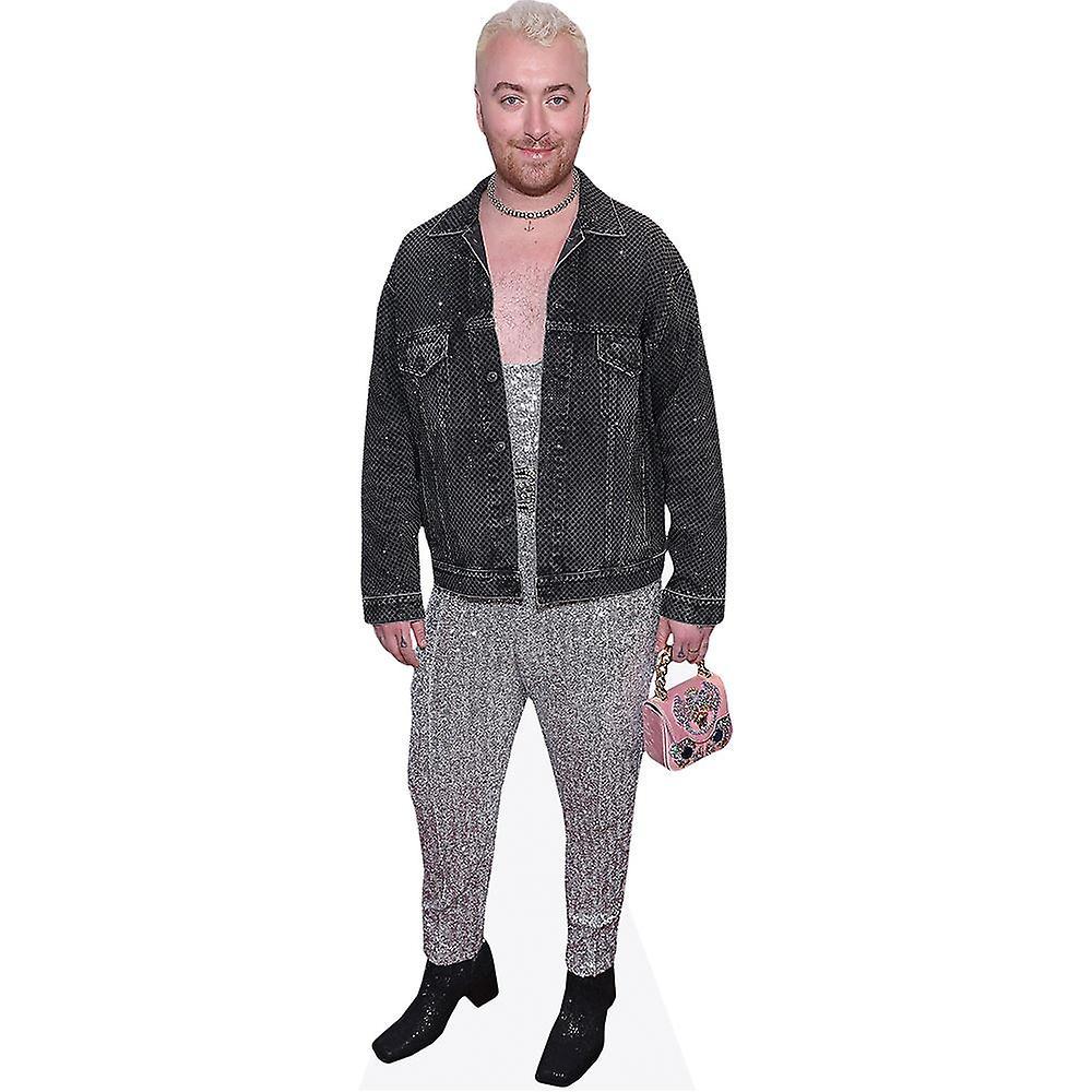 Celebrity Cutouts Sam Smith (Bag) Cardboard Cutout (lifesize OR mini size). Standee. Stand Up. Life Size Cutout