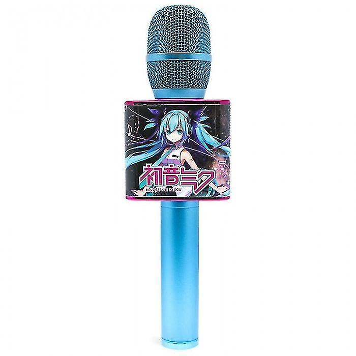 Hatsune Miku Karaoke Microphone Blue/Black/Pink One Size