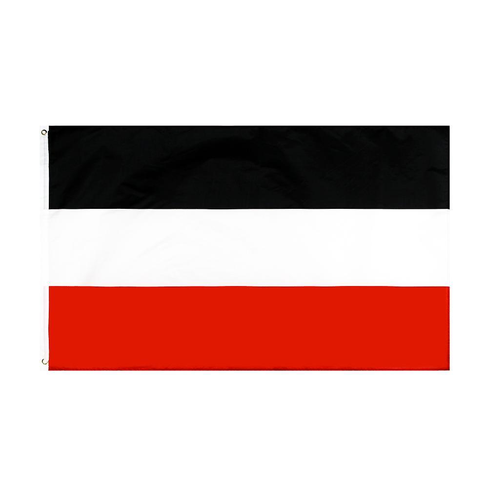 Bolongking johnin  90x150cm black white red merchant North German Confederation flag 90 x 150cm