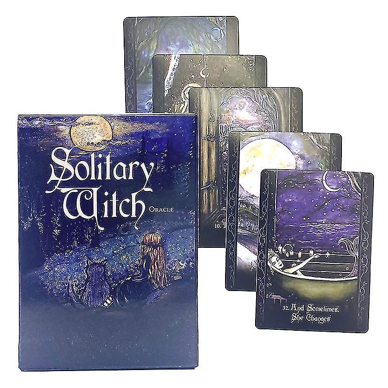 The Solitary Witch Oracle Card Tarot Prophecy Divination Deck  Party Board Game - Sfygv