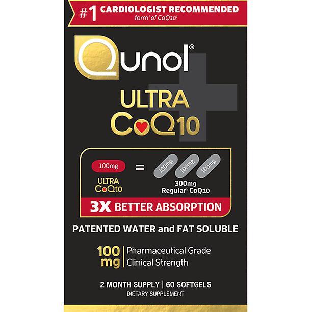 Qunol Ultra Coq10 Softgels, 100 Mg, 60 Ct