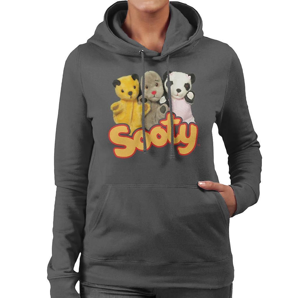 Sooty Sweep & Soo Women's Hooded Sweatshirt Charcoal XX-Large