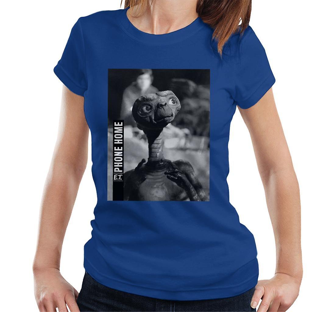 E.T. E.T. Phone Home Cinematic Shot Women's T-Shirt Royal Blue Large