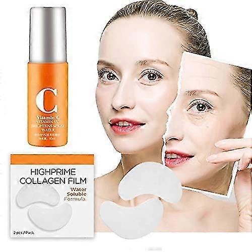 Aiducho Korea High Prime Collagen Soluble Film,anti-aging Smooths Out Fine Lines And Wrinkle, Highprime Collagen Film & Mist Kit