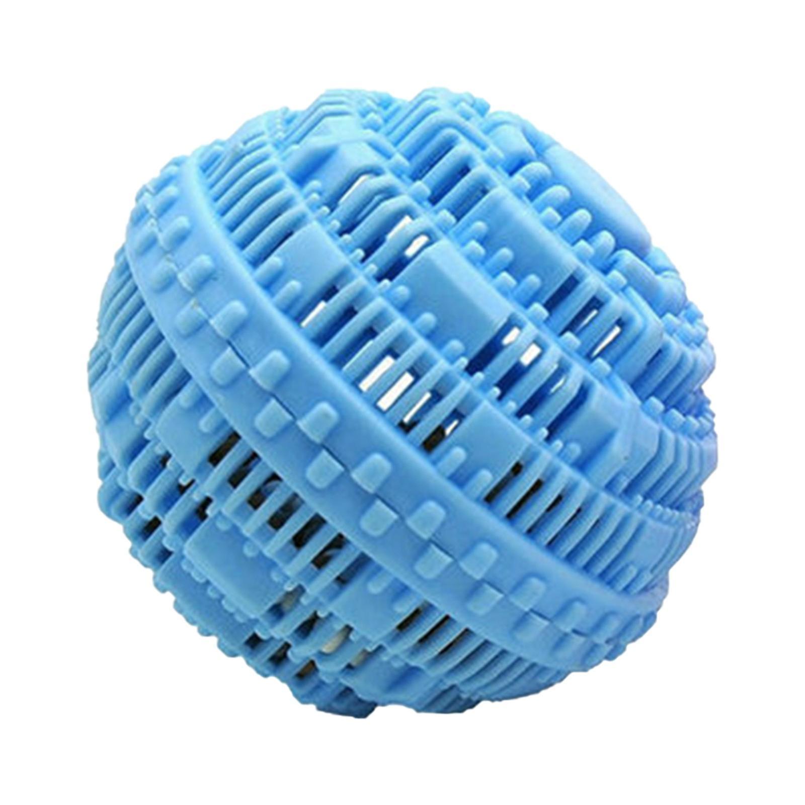 Fruushop Wash Laundry Ball Reusable Natural Hypoallergenic Eco-Friendly Washer Ball Blue