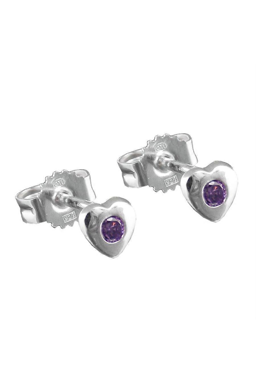 Gallay Earrings Zirconia-amethyst Silver 925 - Gl92801