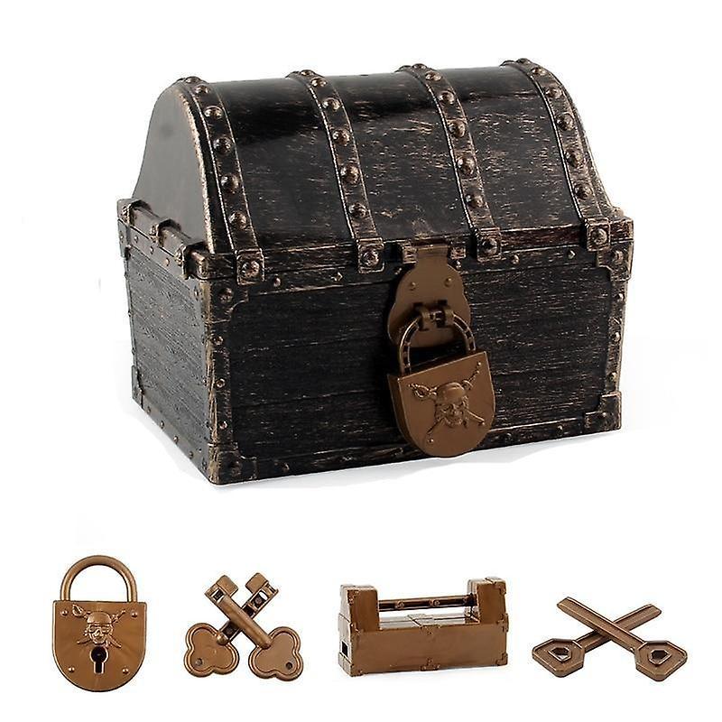 Slowmoose Doldoly Pirate Treasure Hunting Box bronze chest