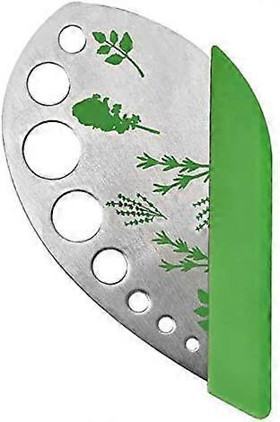 Wjiaer Professional Herb Stripper Stainless Steel Kitchen Herb Leaf Stripping Tool9 Holes for Kale, Chard, Thyme, Basil, Rosemary, Parsley, Vegetab...