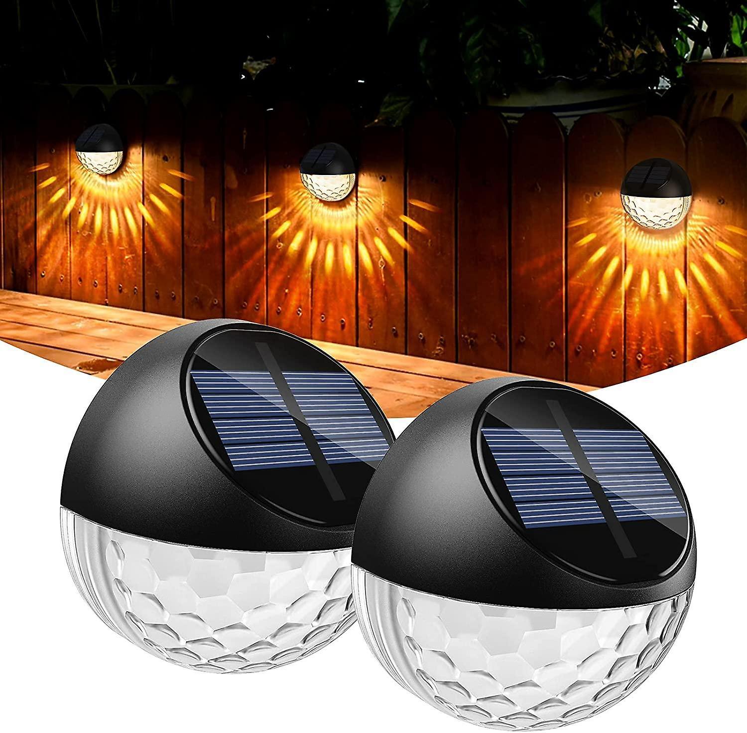 unbrand Quntis Led Solar Wall Light Outdoor Sconce Waterproof Ip65 Warm White Light, Wall Lighting Outdoor D