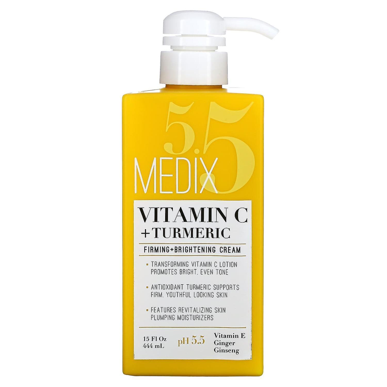 Medix 5.5, Vitamin C + Turmeric, Firming + Brightening Cream, 15 fl oz (444 ml)