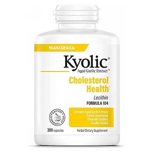 Kyolic A.G.E. with Lecithin Formula 104, 300 Caps (Pack of 1)