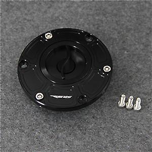 For Aprilia Rs125 Rs 125  (6 Holes) All Years Motorcycle Keyless Fuel Tank Gas Cap Cover Black