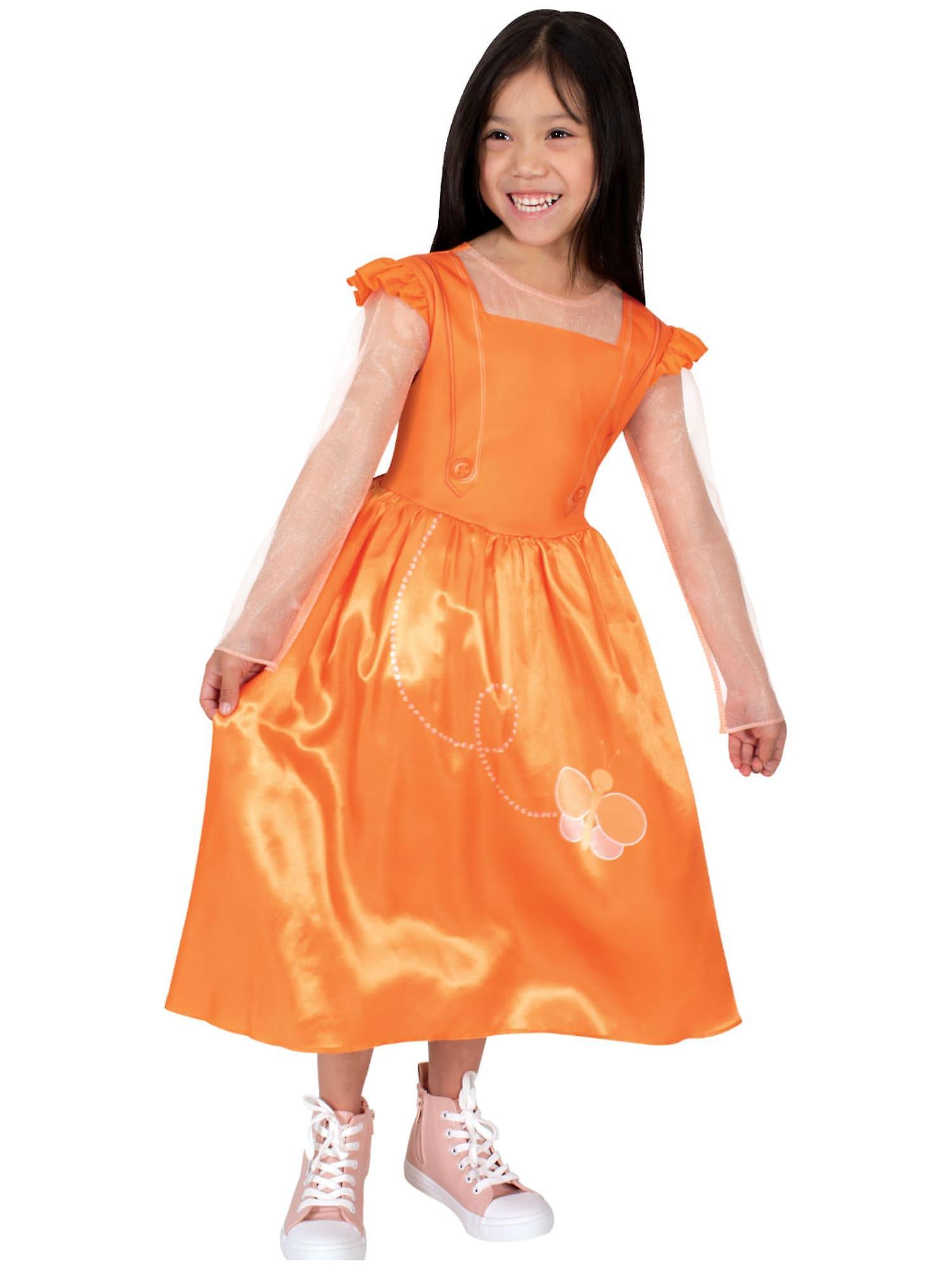 Rubie's Emma Memma ABC Kids TV Emma Watkins Book Week Child Girls Costume Orange Size 6-8