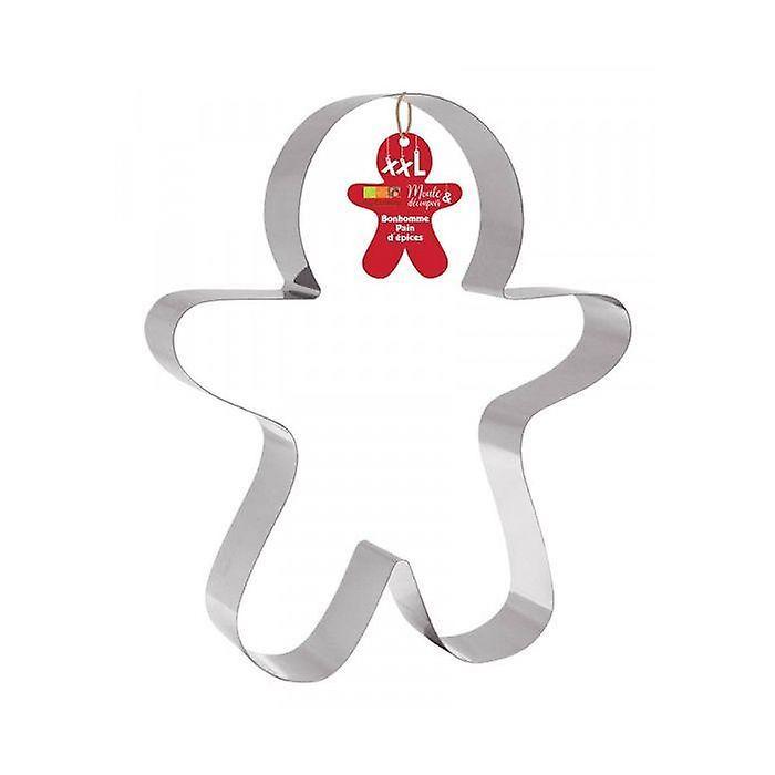 ScrapCooking XXL stainless steel pastry cutter - Gingerbread man