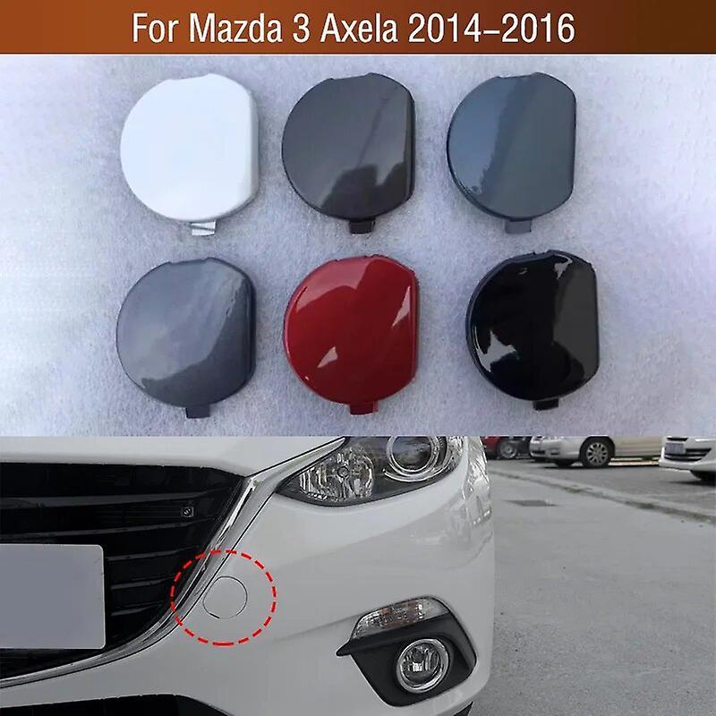 Bicaco For Mazda 3 Axela 2014 2015 2016 Car Front Bumper Tow Hook Cover Lid Towing Trailer Hauling Eye Cap Bhn1-50-a11-bb Bhn150a11bb red