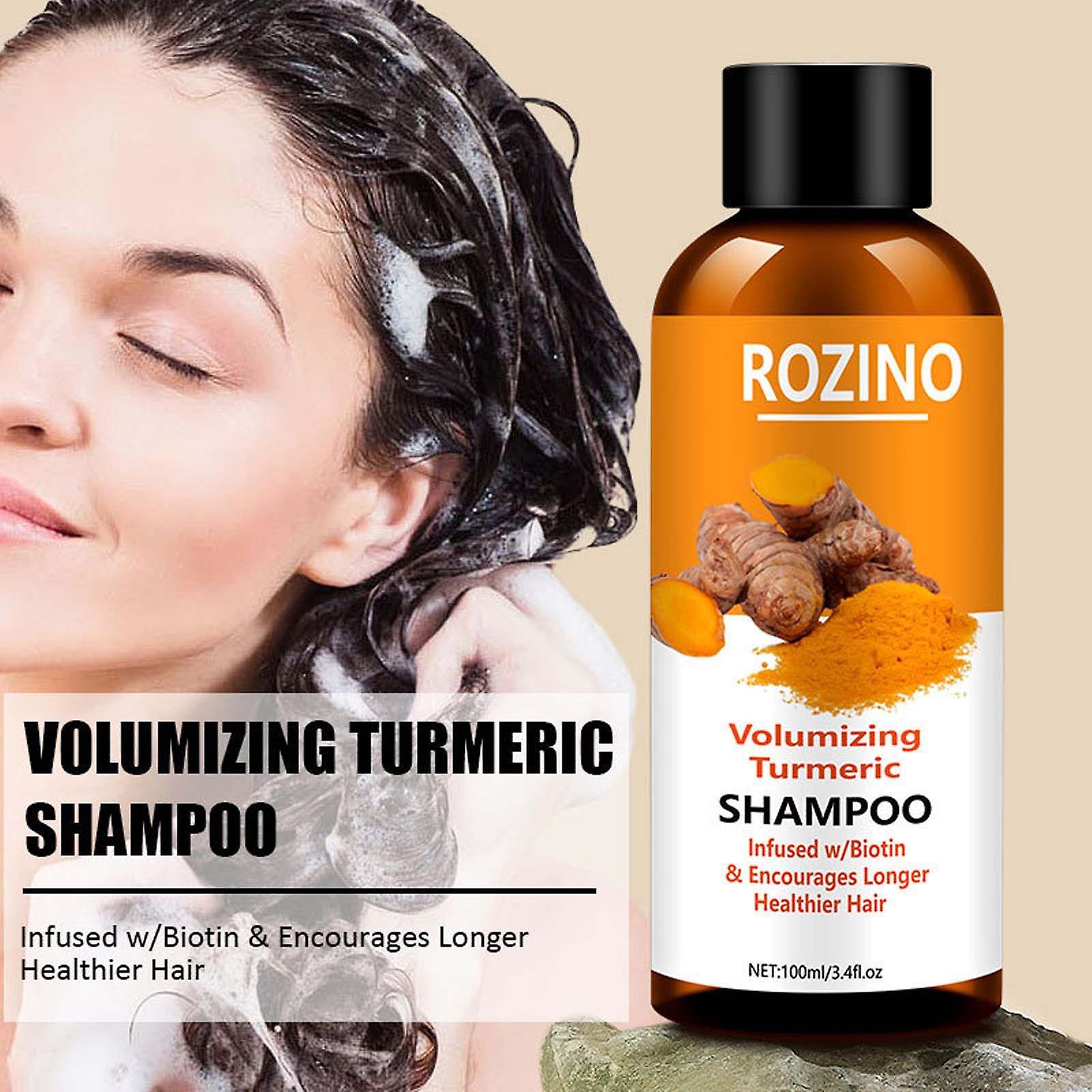 Baodan Turmeric Powder Shampoo Shampoo Oil Control Dandruff Foam Nourishing Scalp 200ml C