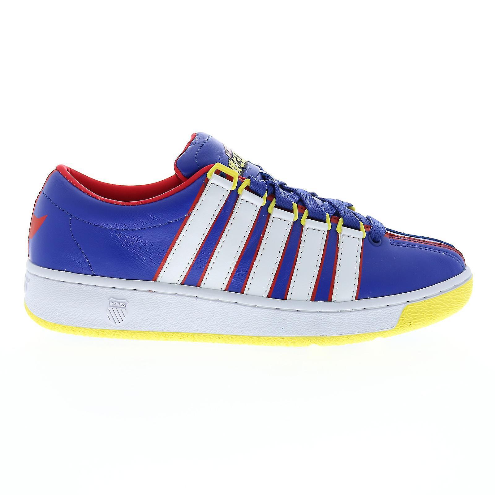 K Swiss K-Swiss Adult Mens Classic 2000 X My Hero Academia Lifestyle Sneakers Strong Blue High Risk Red US 10