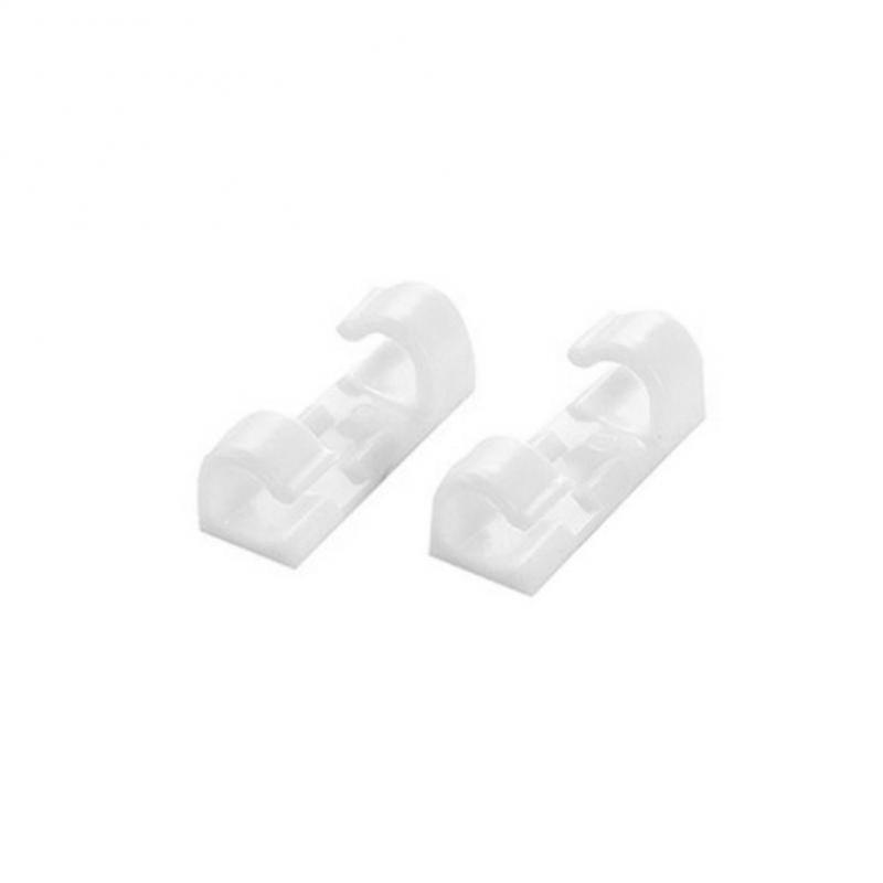 Slowmoose Cable Organizer Clips For Management, Desktop Workstation Wire white