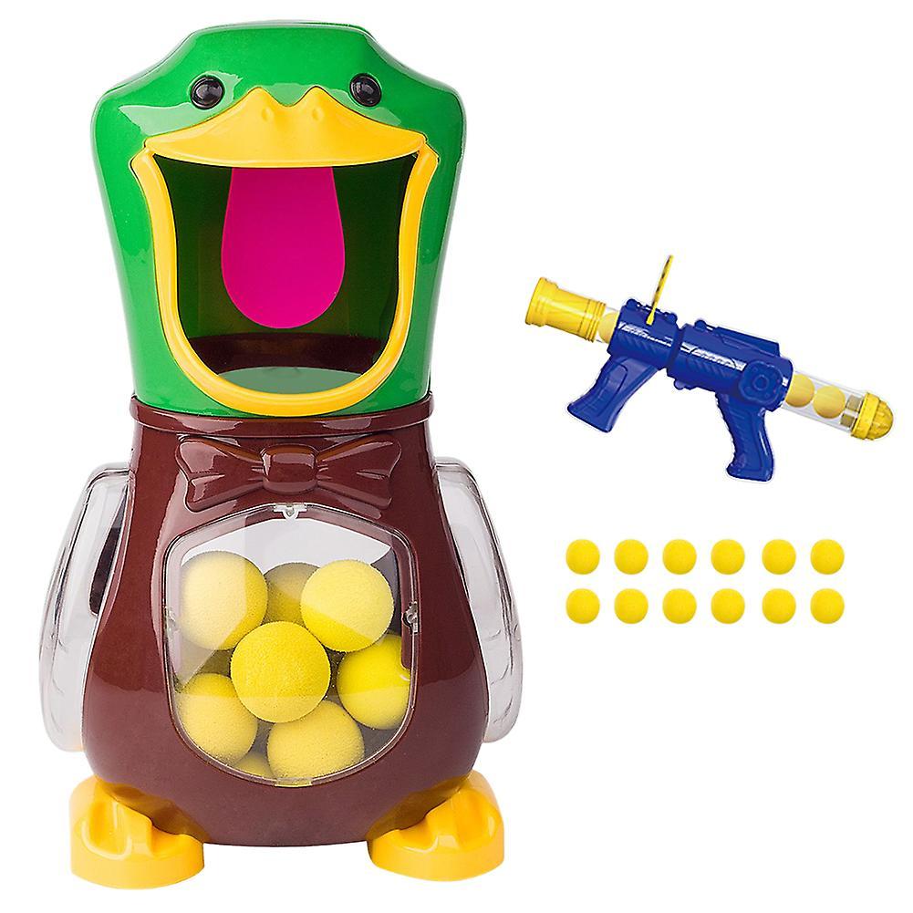 unbrand Hungry Ducks Shooting Toy Set Multifunctional Scoring Battling Toys for Boys Girls No Function 12 Balls