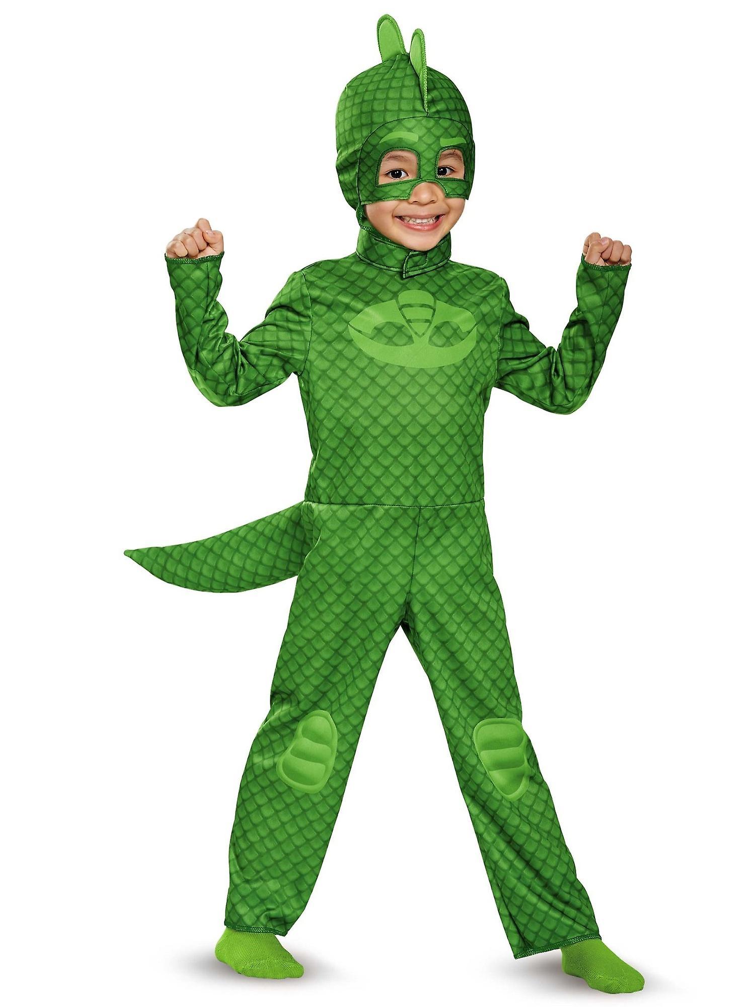 Disguise Gekko Classic Green PJ Masks Pjmasks Superhero Toddler Boys Costume Toddler (2T)