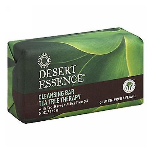 Desert Essence Tea Tree Therapy Cleansing Bar Soap, 5 oz (Pack of 1)