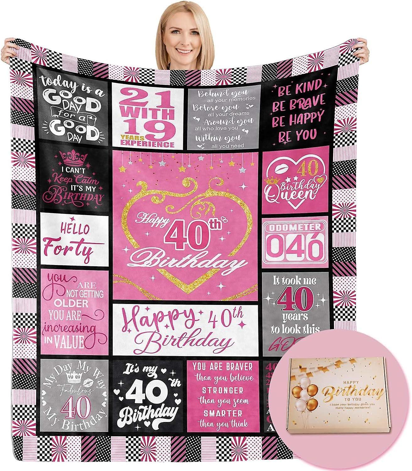 LINCMAN 40th Birthday Gifts For Women,40th Birthday Gifts With Box,women Birthday Gifts Ideas,40 Years Old Best Friend Birthday Gifts For Women Or ...