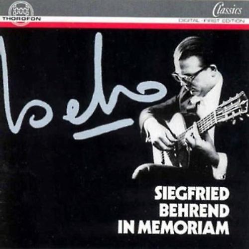 Thorofon Siegfried Behrend - Siegfried Behrend in Memoriam  [COMPACT DISCS] USA import