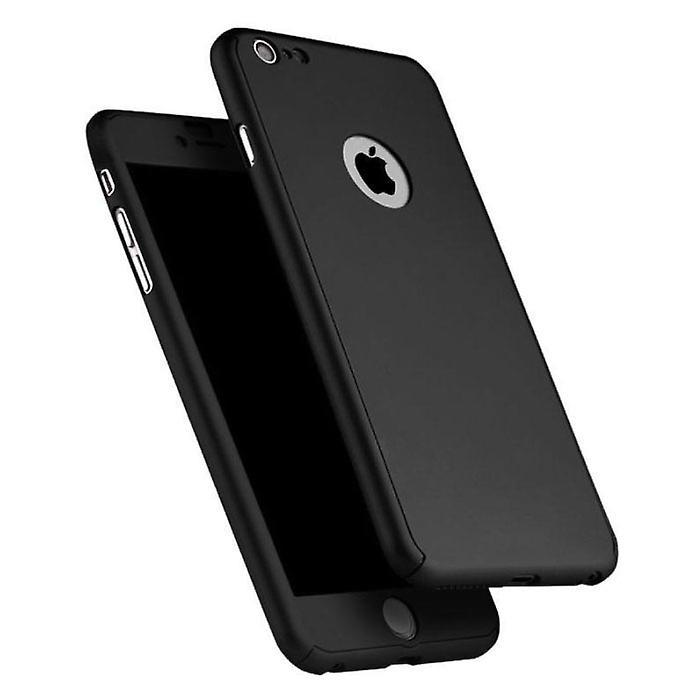 Stuff Certified ® Stuff Certified® iPhone 5S 360 ° Full Cover - Full Body Case Case + Screen protector Black