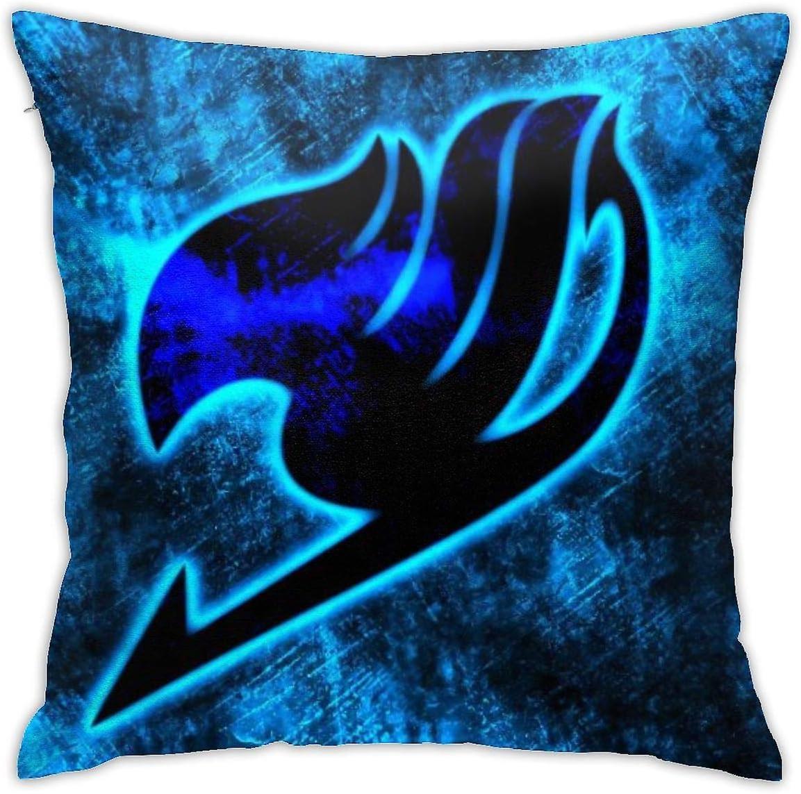 Kerota Fairy Tail 98 Pillowcase Sofa Soft Home Decorative Throw Pillow Luxury Breathable Cushion Cover Size 18 X 18 Inch 45x45cm