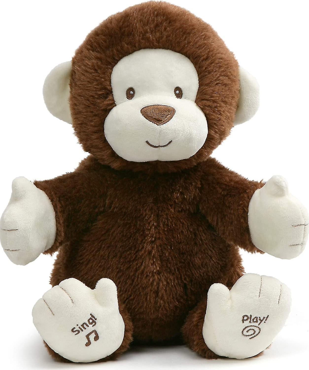 Mssugar Monkey Singing And Clapping Plush Stuffed Animal 12''