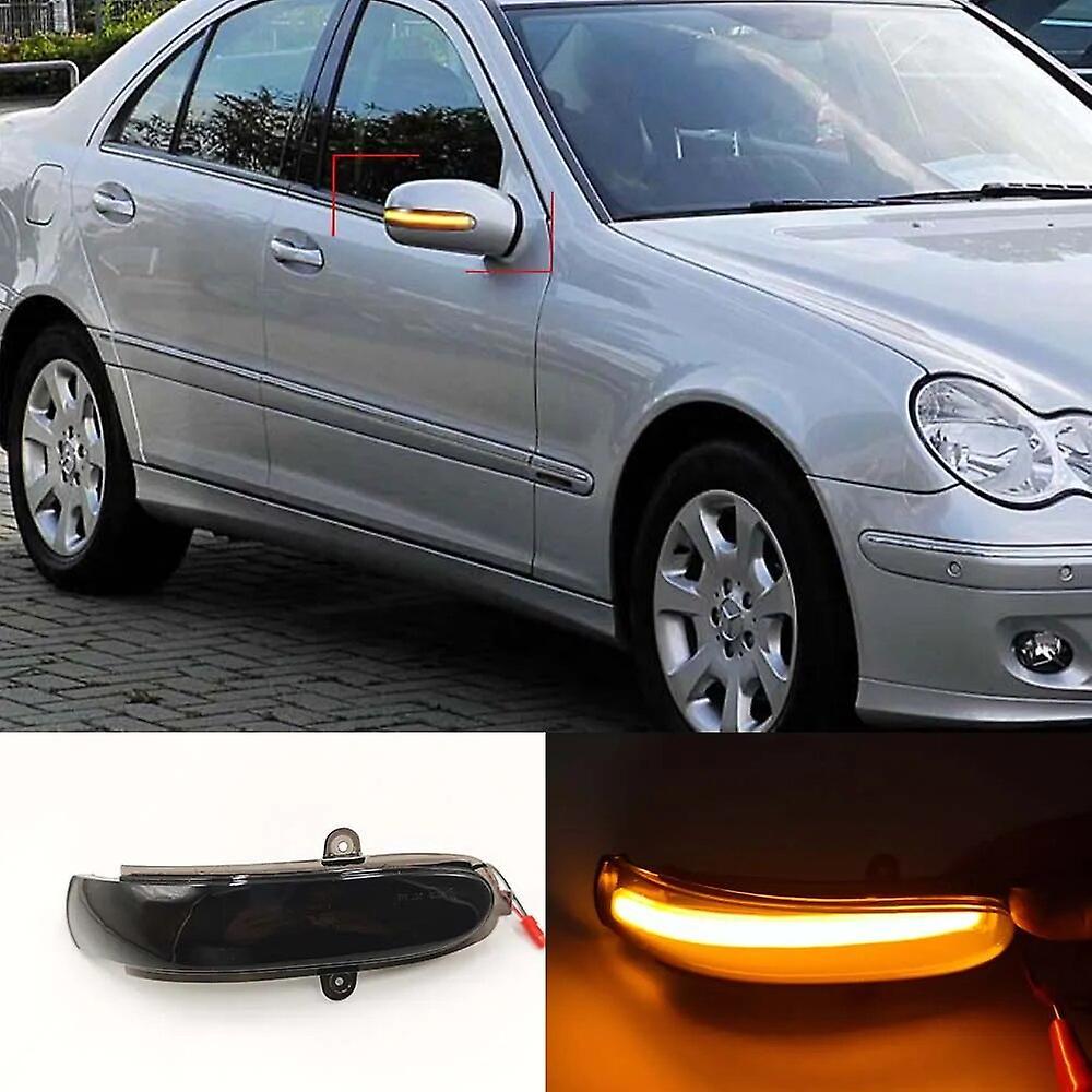 Eccpp Car Flashing 1 Pair For Mercedes Benz C Class W203 S203 CL203 2001 - 2007 LED Dynamic Turn Signal Light Side Mirror Blinker Dynamic signal CHINA