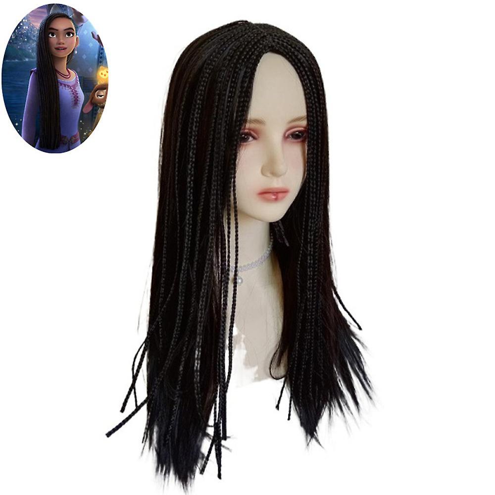 Eocici Wish Asha Kids Girls Cosplay Wig Party Wigs Fancy Dress Props Gifts