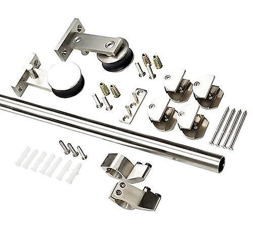 Slowmoose Stainless Steel,  Sliding Door Top Mount-hardware Kit 200cm single kit