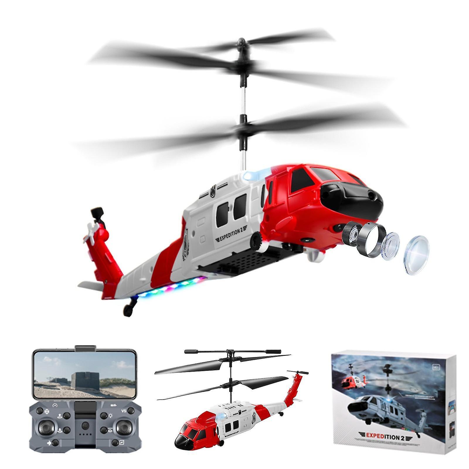 Windo Remote Control Helicopter Obstacle Avoidance With 1080p Camera,2.4ghz 3.5ch Rc Helicopter With Led Lights, Onekey Take Off Landing,altitude H...