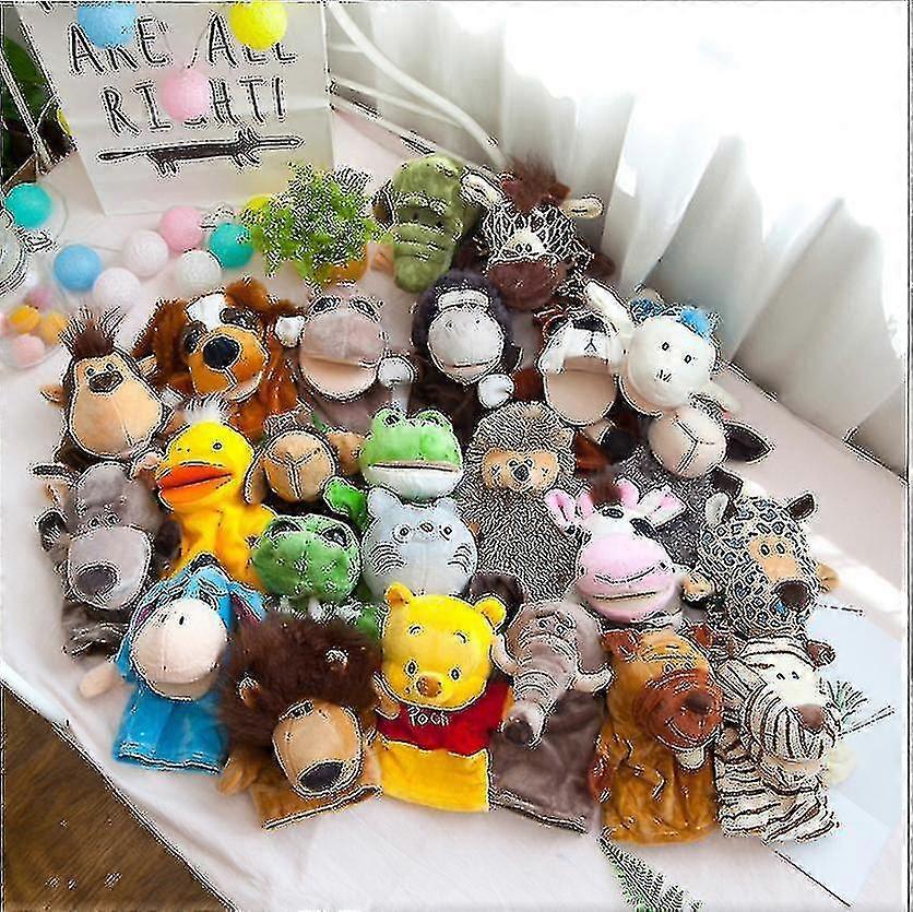 Oemg 25cm Big Hand Puppet Animal Plush Toys Finger Dolls,yt