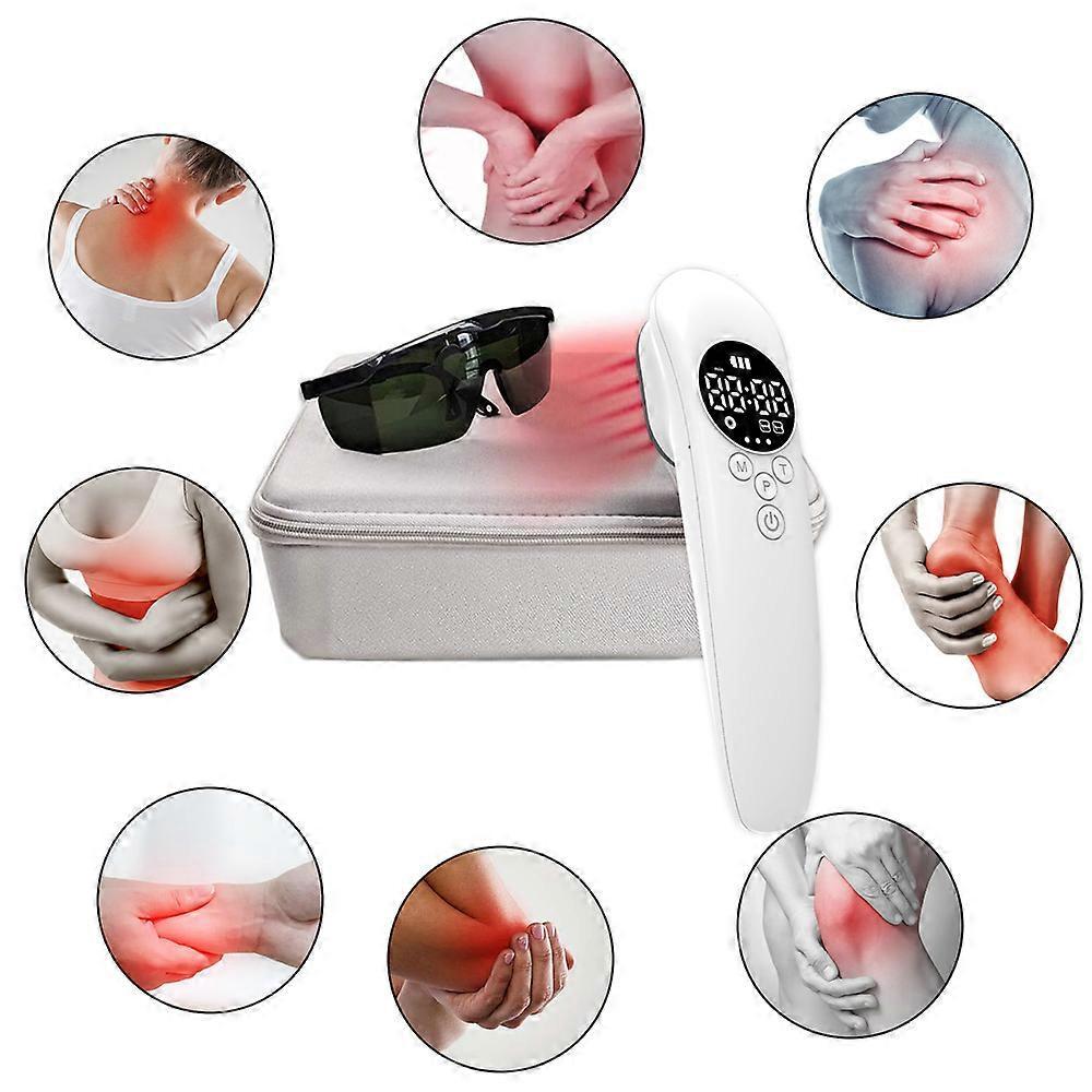 Muggys Pain Relief Healing Laser Therapeutic Device LLLT Cold Laser Medical Therapeutic Machine Laser Pain Therapy