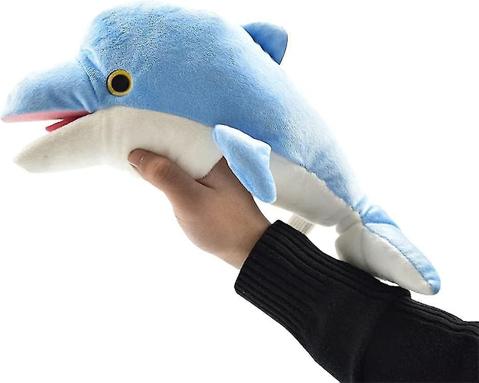 Exsha Animal Hand Puppet Hand Puppets For Kids Storytelling Dinosaur Dolphin Hand Puppet Open-mouthed Tort